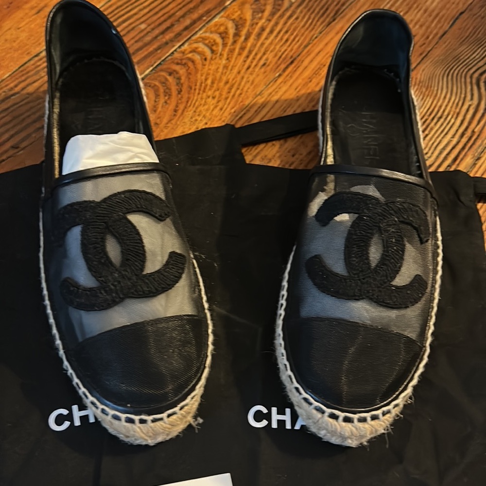 Chanel Mesh Espadrilles